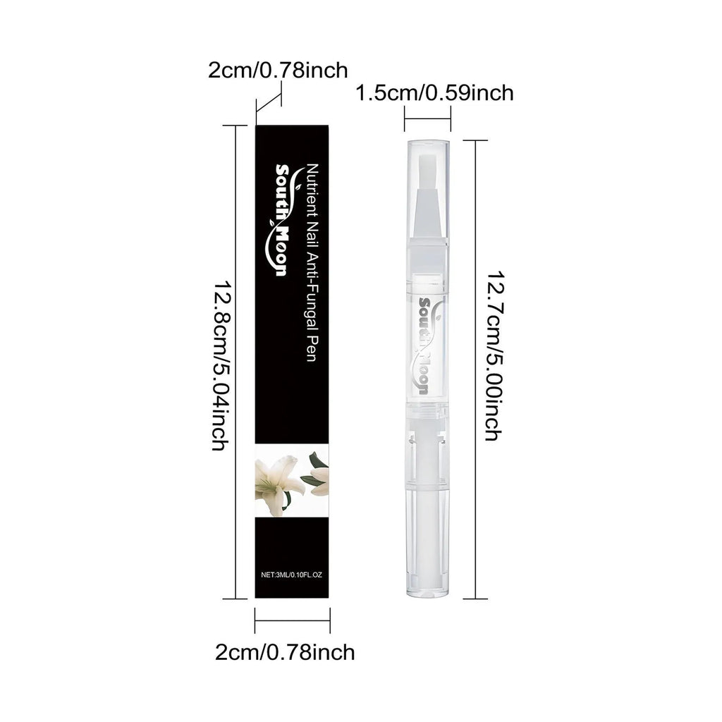 Nail care pen with ginger and tea tree, 3ml, white pen with cap