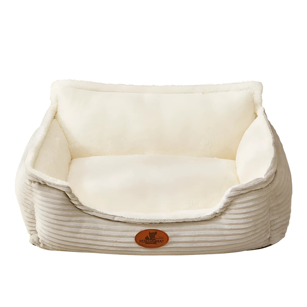 Universal washable pet kennel bed for small and medium dogs, Coffee colour, 50x60cm