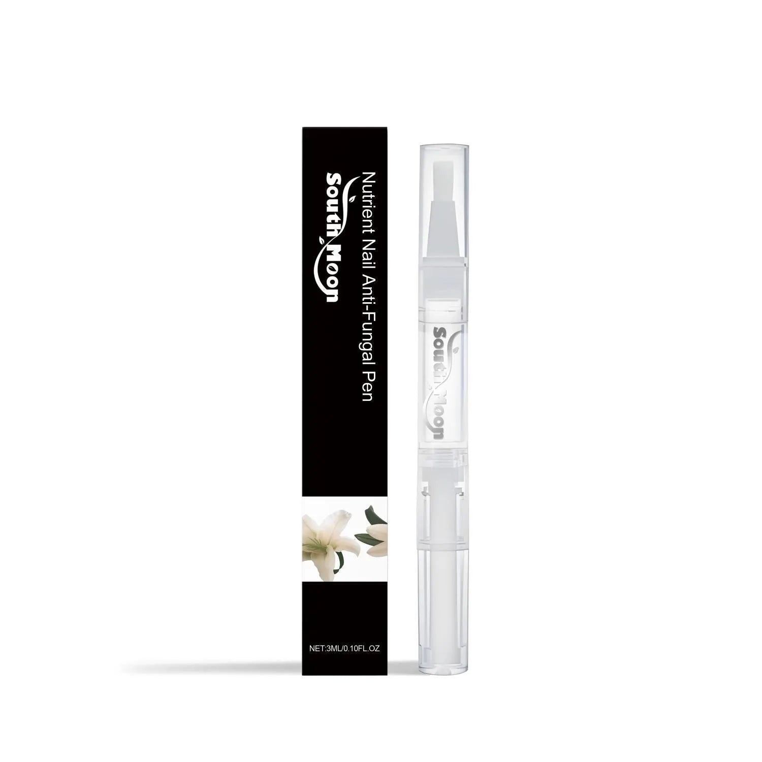 Nail care pen with ginger and tea tree, 3ml, white pen with cap