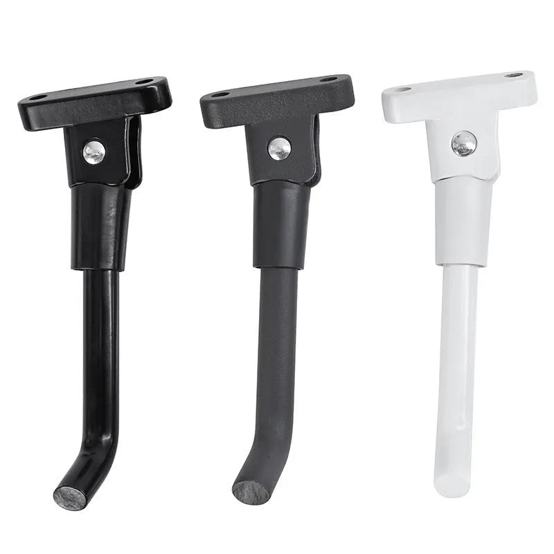 Aluminium alloy electric scooter foot brace in black, white, and gray with hex wrench and screws