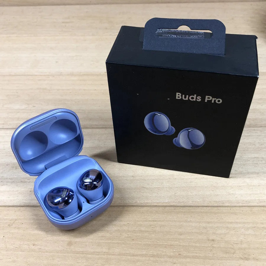 R190 TWS 5.0 binaural Bluetooth headset in black with earplug design and charging cable