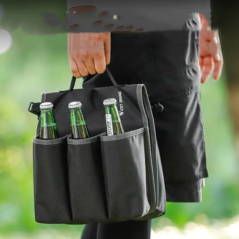 Bicycle double-sided anti-scratch drink pack in black with 2 litre capacity