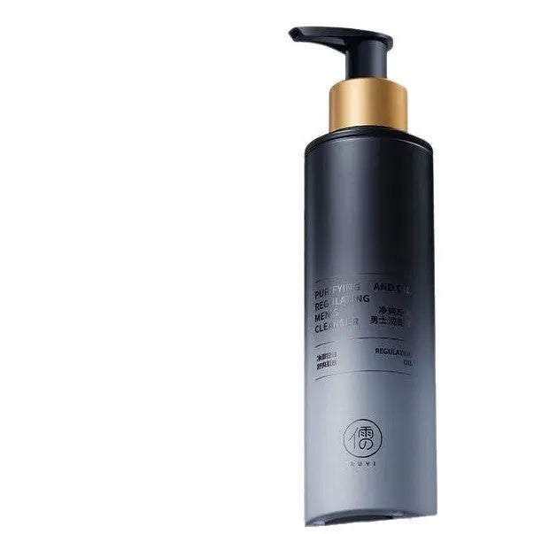 Men's facial cleanser 150ml bottle for oil control blackhead removal and acne treatment