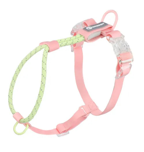 Solid colour PVC dog leash hand holding rope in crimson purple yellow or taoyao green for outdoor use