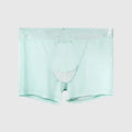 Vein men's ice silk boyshorts in solid colour knitted nylon mid-waist underwear