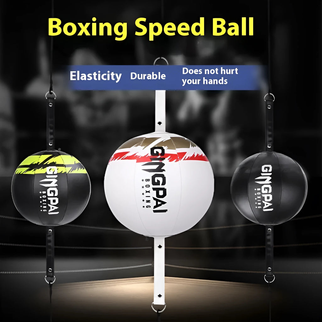 Hanging boxing speed ball training equipment with PU construction
