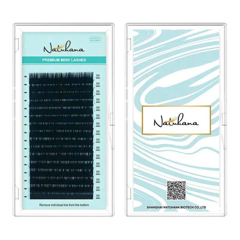 Soft velvet false eyelashes on a card, showing artificial fibre construction and available in multiple lengths.