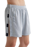 Men's fracture underwear velcro pants in black, easy off waist and leg, polyester fabric