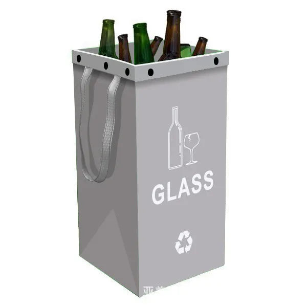 40-litre rectangular waterproof PP plastic clean bag for garbage classification in assorted colours