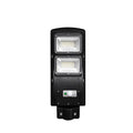 Integrated solar street light with solar panel, 60W LED light and remote control for outdoor installation