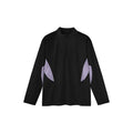 Men's lightweight polyester shirt with stitching detail in black or beige, available in long sleeve and short sleeve versions
