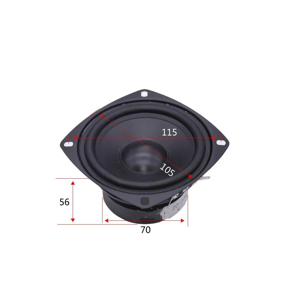 Bass coaxial car horn 4 inch 12V 50W 4 ohm car audio speaker for general motors