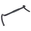 Black aluminium alloy road bike bent handlebar 420mm width with 31.8mm clamp diameter
