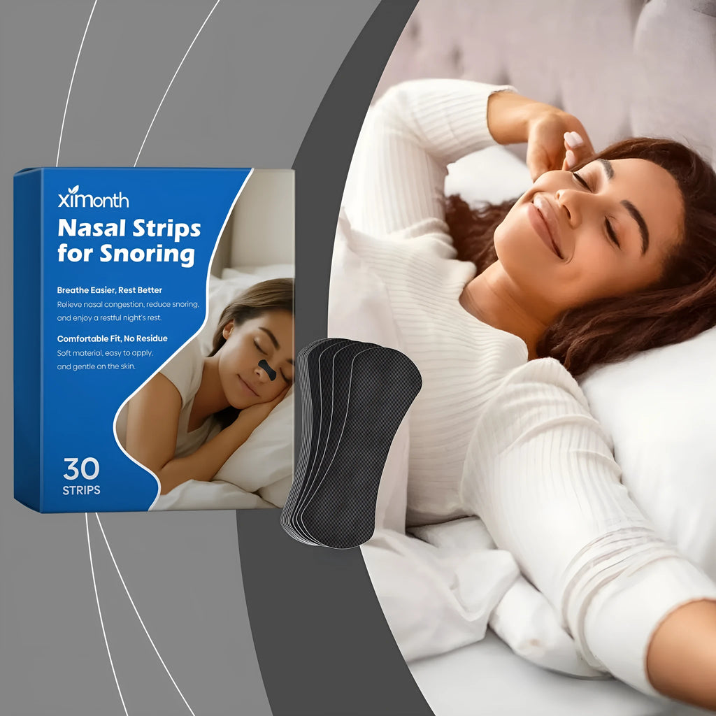 Pack of 30 anti-snoring nose strips for night comfort sleep aid