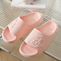 Women's cat design platform slippers in multiple colours with thick EVA sole