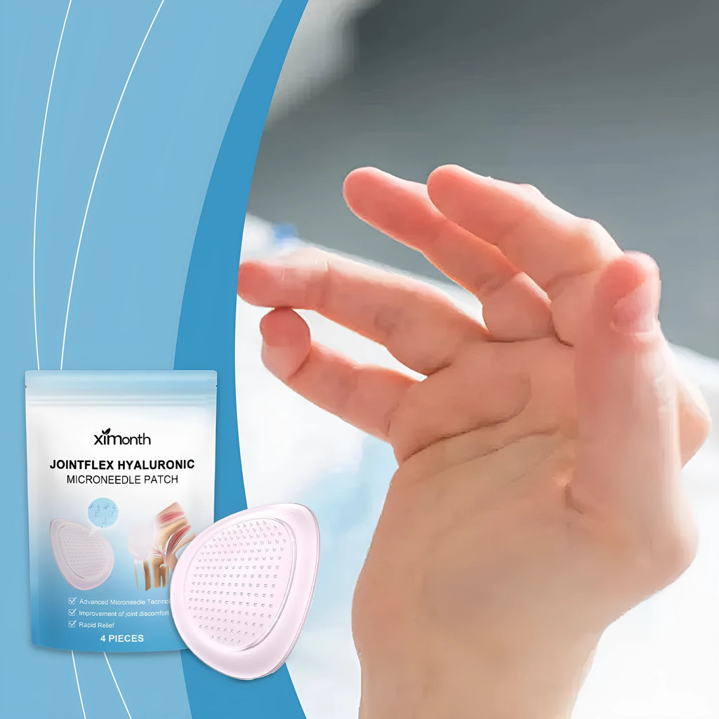 Joint microneedle patch with curcumin 4 pack external body care paste
