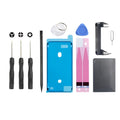 11-in-1 mobile phone disassembling tool kit with screwdrivers, pry sheets, sucker, and adhesive in a 120x200x20mm pack
