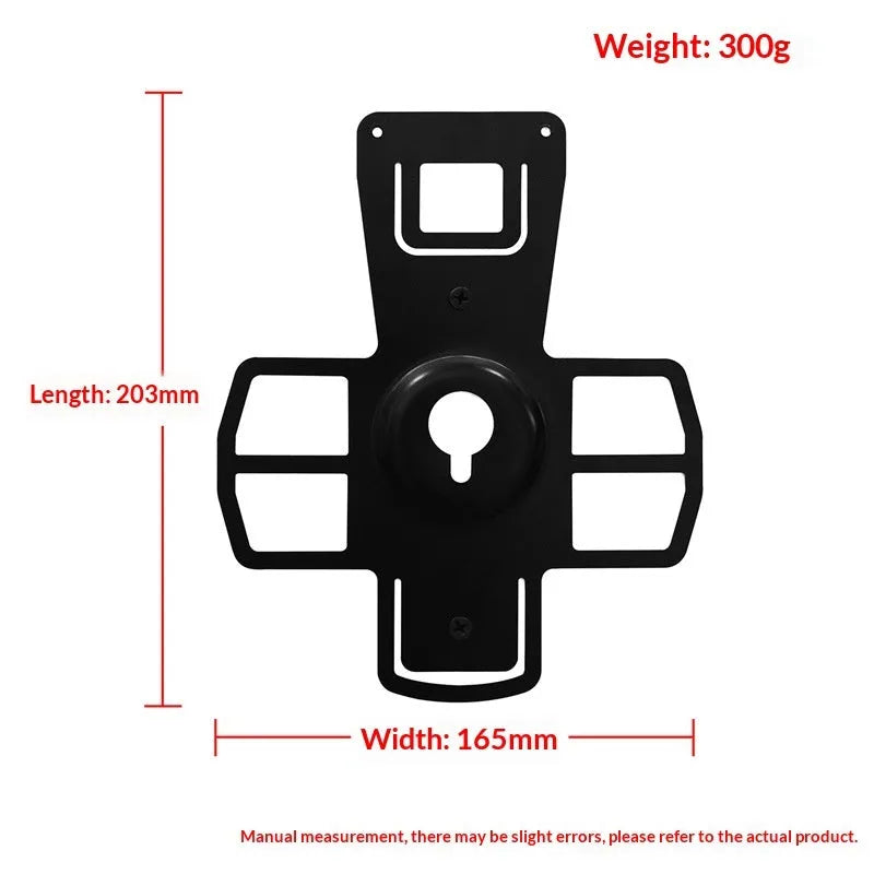 Black wall mount bracket for SONOS Amp with screw package