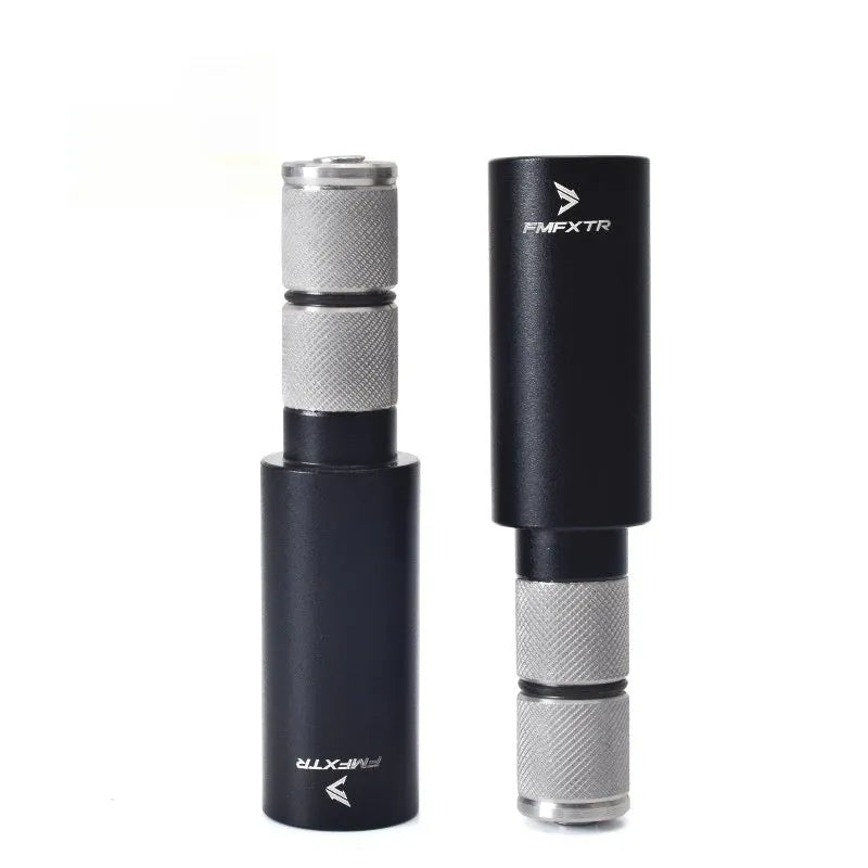 Pair of aluminium alloy bicycle handlebar extension rods with 15-20mm expansion range