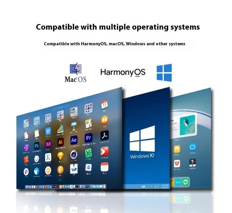 14-inch dual-screen portable monitor with IPS panel and black finish, showing wall-mounted setup for laptop expansion