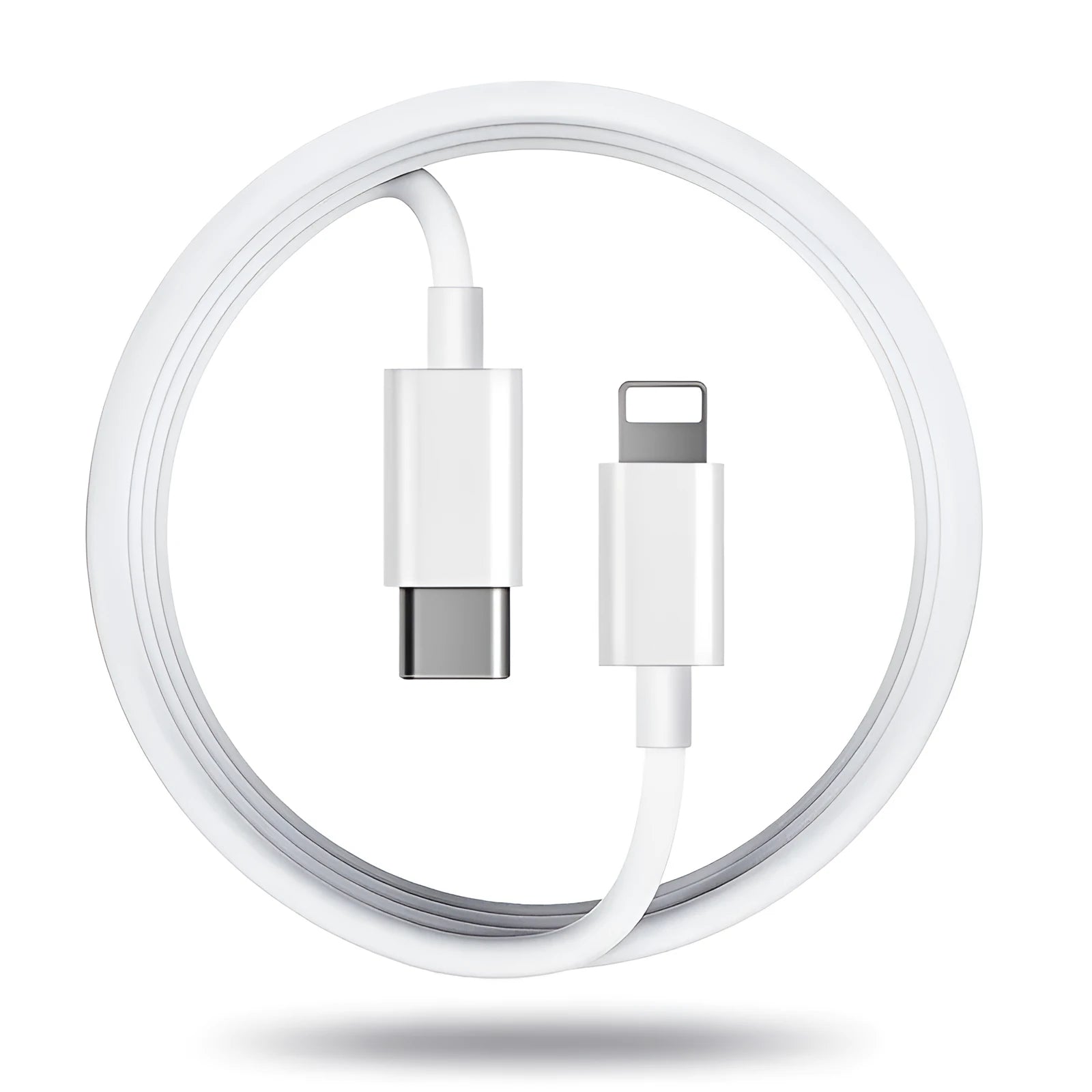 Apple Lightning charging cable 3 metres imitation original grey single head for iPhone