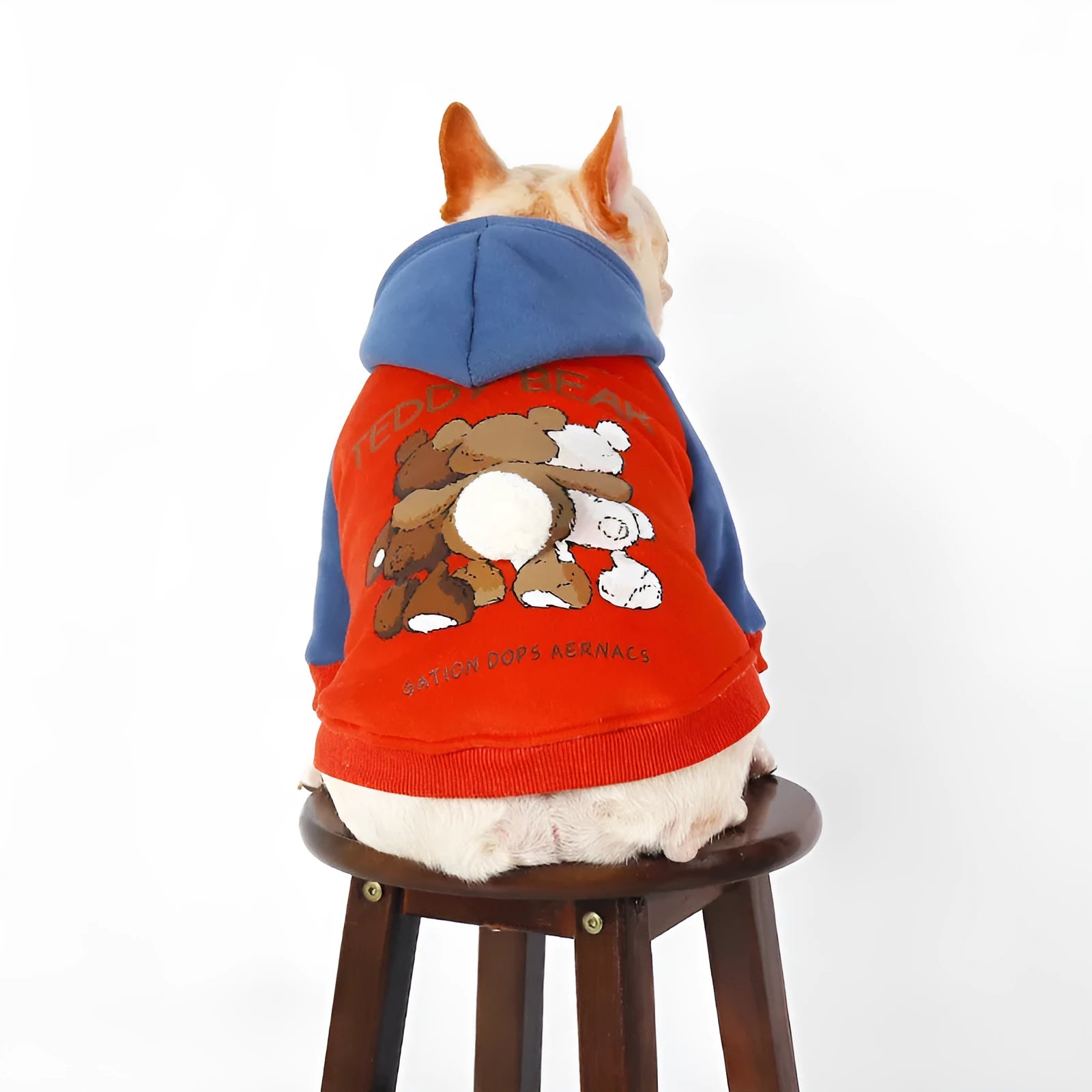 Red cotton pet coat for small and medium dogs sizes L to 4XL