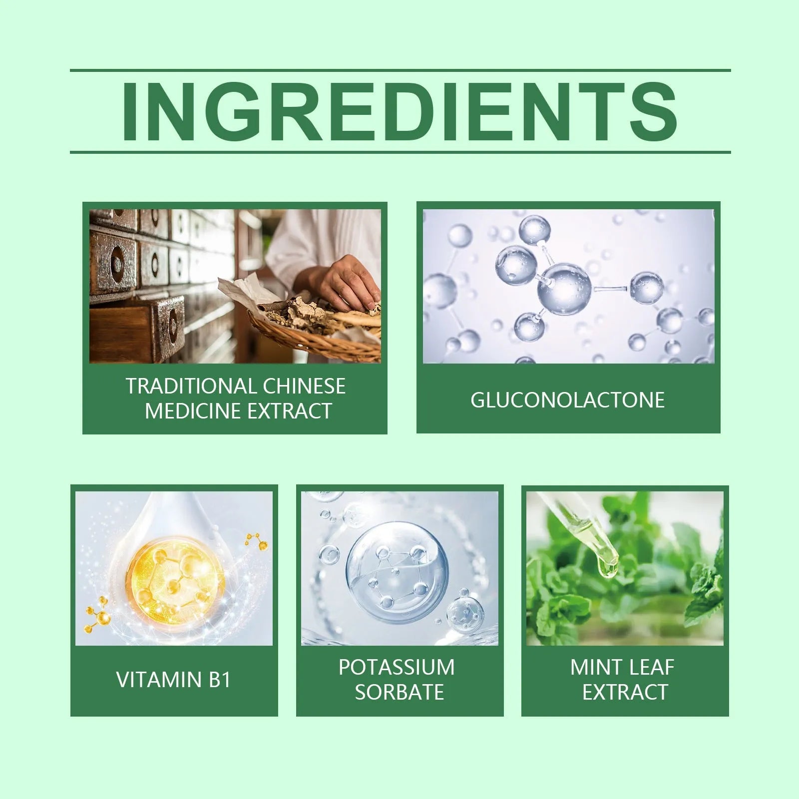 Googeer Sea Moss Liquid Drops 60ml body treatment bottle with traditional Chinese medicine extract