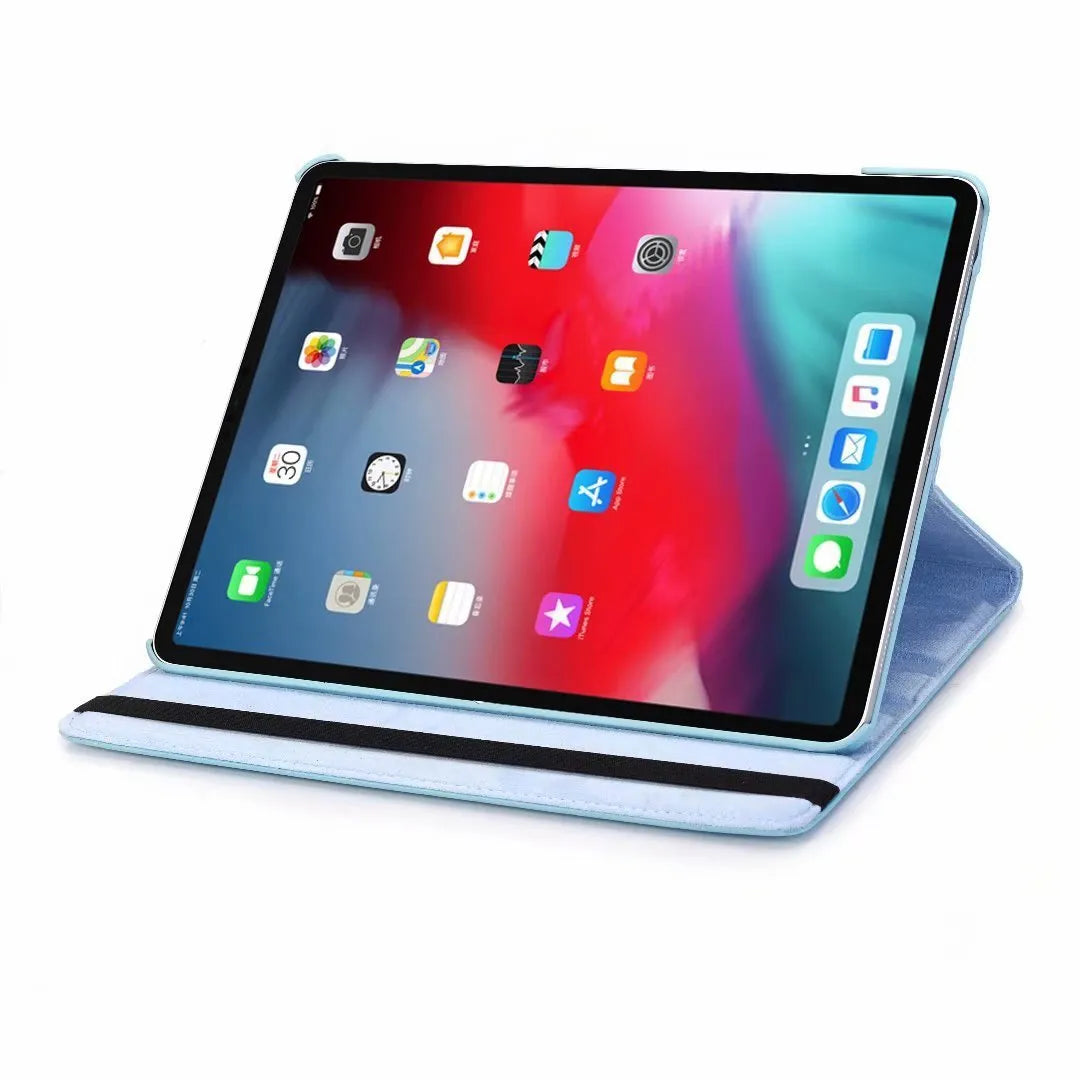 Imitation leather clamshell protective sleeve for iPad tablets in multiple colour options