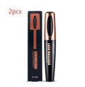 Black waterproof curling mascara with sweat-resistant smudge-proof formula in packaging