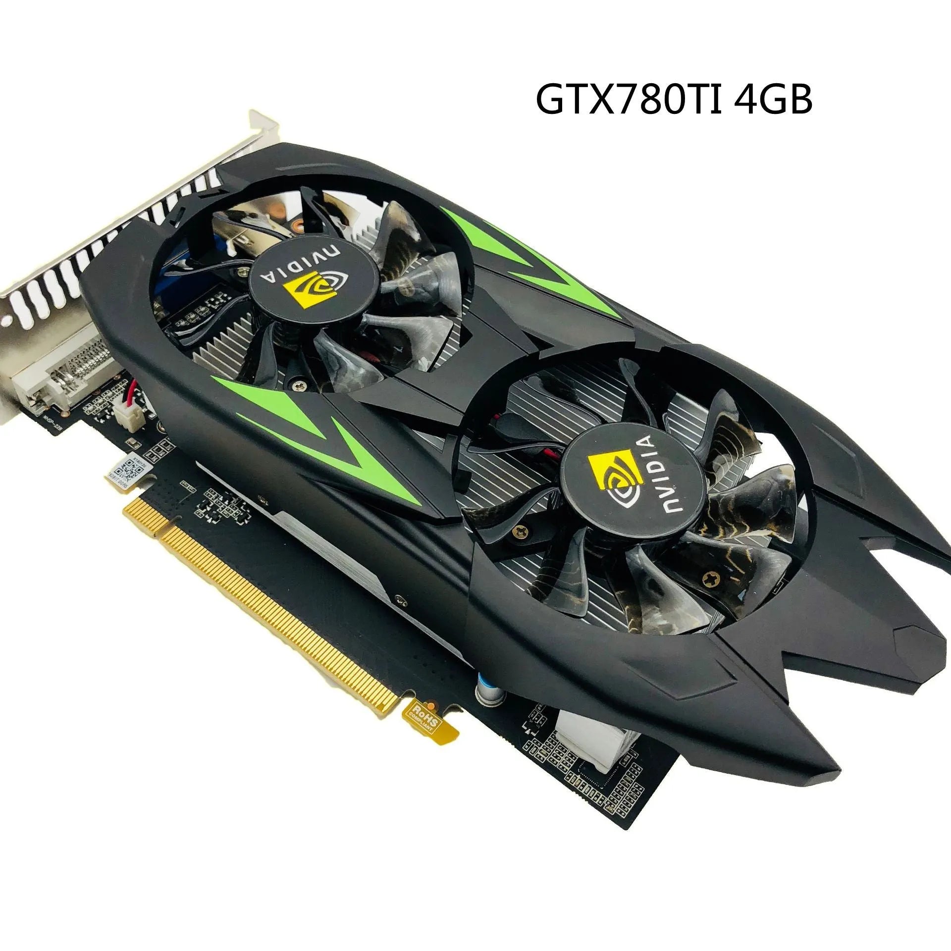 D5 3G desktop graphics card with 192-bit memory and 900MHz frequencies, model style GTX1050TI 4GB