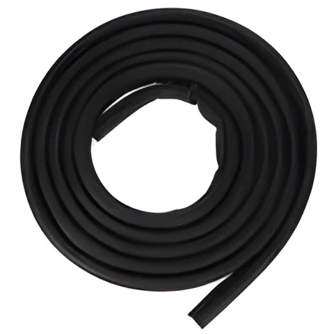 Black rubber sliding door seal strip for Toyota Hiace high roof van, 5 metre length