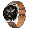 Sports health monitoring smart watch with 1.32-inch screen and silicone wristband