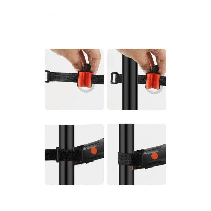 Motorcycle night riding taillight modification wiring waterproof USB charging in Yellow colour option