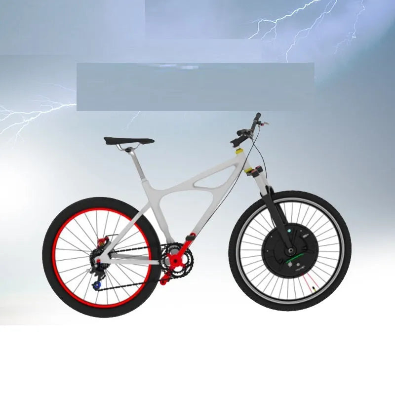 Imotor 3.0 black alloy hub motor wheel for electric bicycle conversion kit