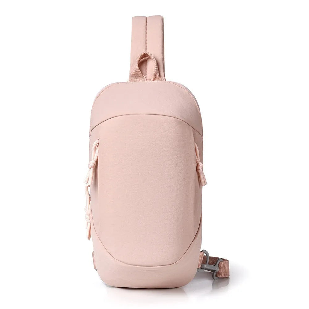 Outdoor girls crossbody bag in nylon with phone pocket, available in army green colour
