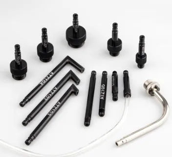 13-piece automatic transmission oil refuelling tool kit with wave box filler connector