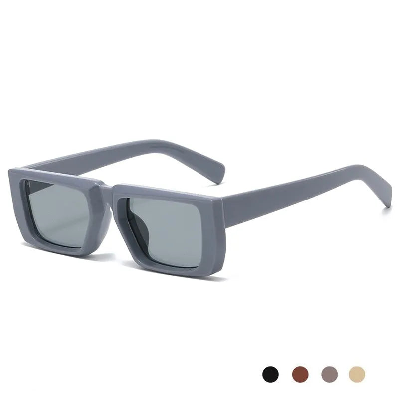 Y2K style full-frame sunglasses with UV400 protection in multiple colour options including black and grey lens.