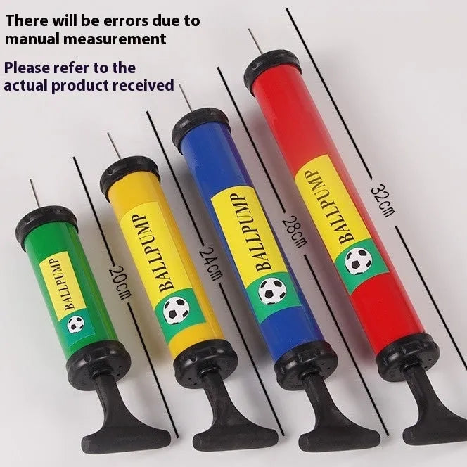 Mixed colour plastic manual hand pump for basketball volleyball football inflation