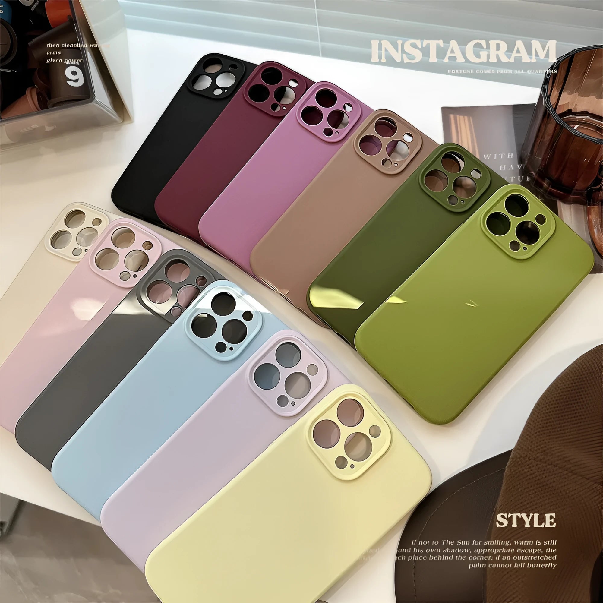 Liquid silicone phone case in solid colour with drop protection for iPhone series