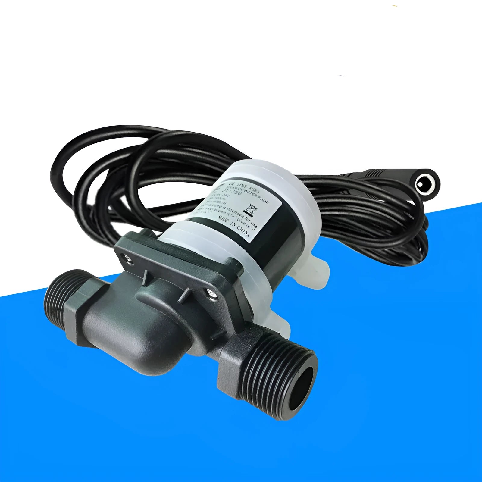 Jiatong JT-750 DC water pump for solar heaters and underfloor heating with engineering plastic housing