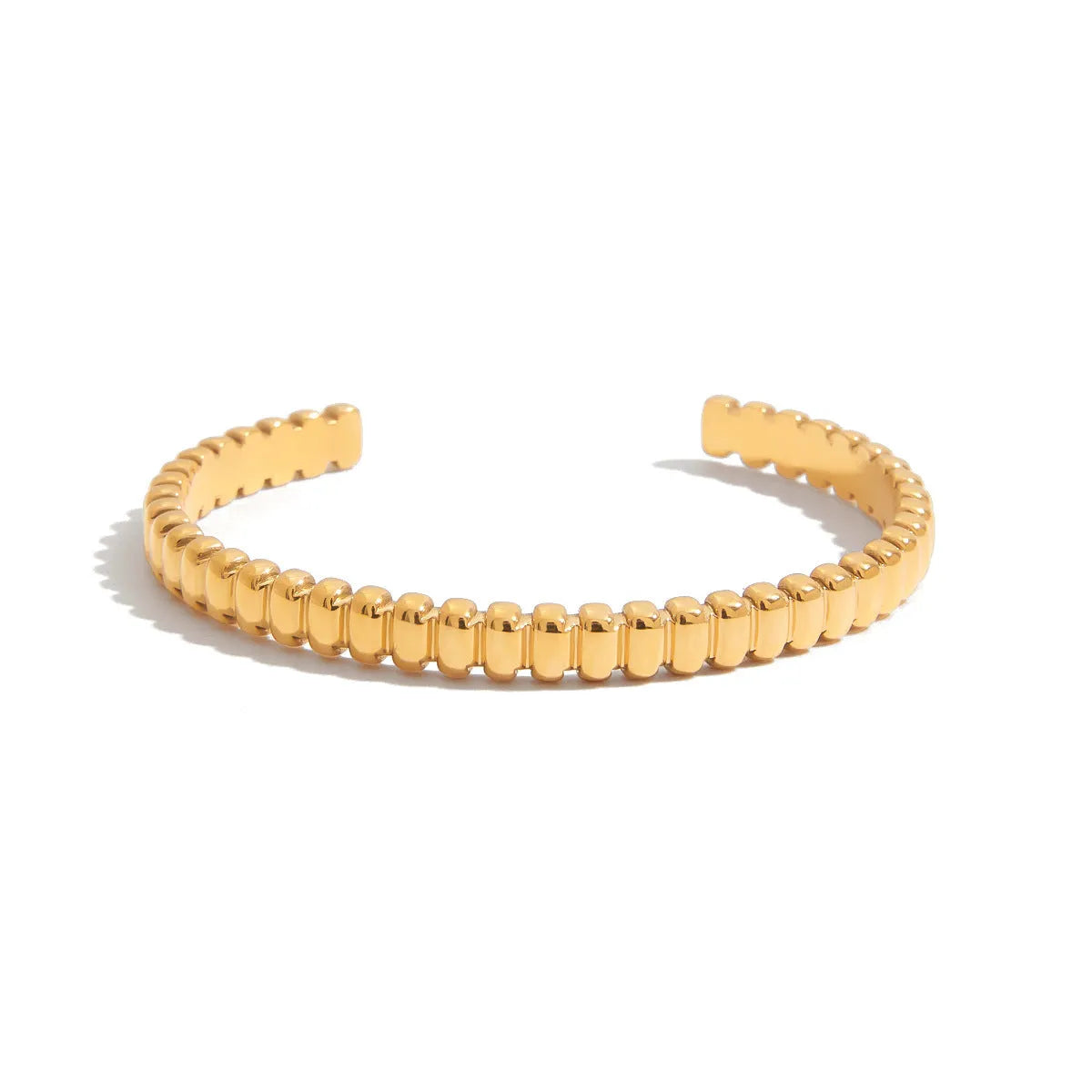Stainless steel bracelet for women European and American style electroplated finish