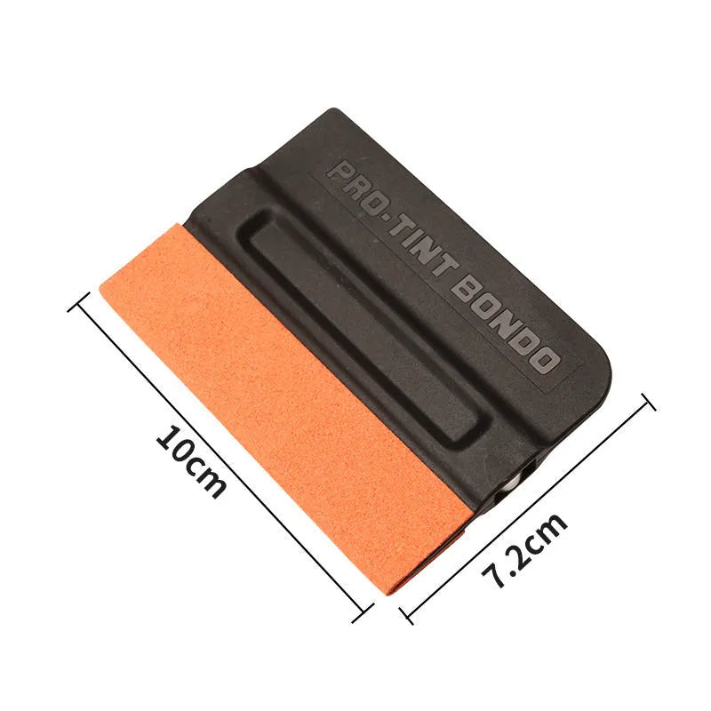 ABS automotive film scraper tool with four head formats for car wrap application