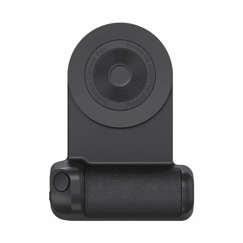 3-in-1 magnetic anti-shake phone holder camera bracket with ergonomic handle, rotatable axis, and compact 11.2cm size