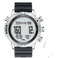 Outdoor sports smart watch with 1.46 inch screen and altitude air pressure monitor on black dial