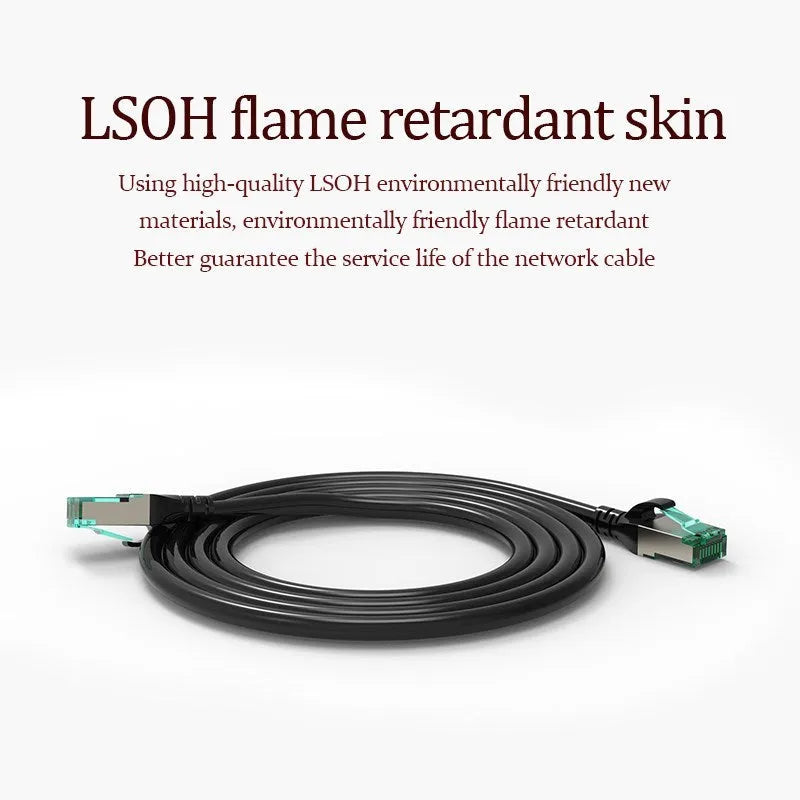 Finished network cable computer jumper with acrylic colour classification and multiple pack sizes