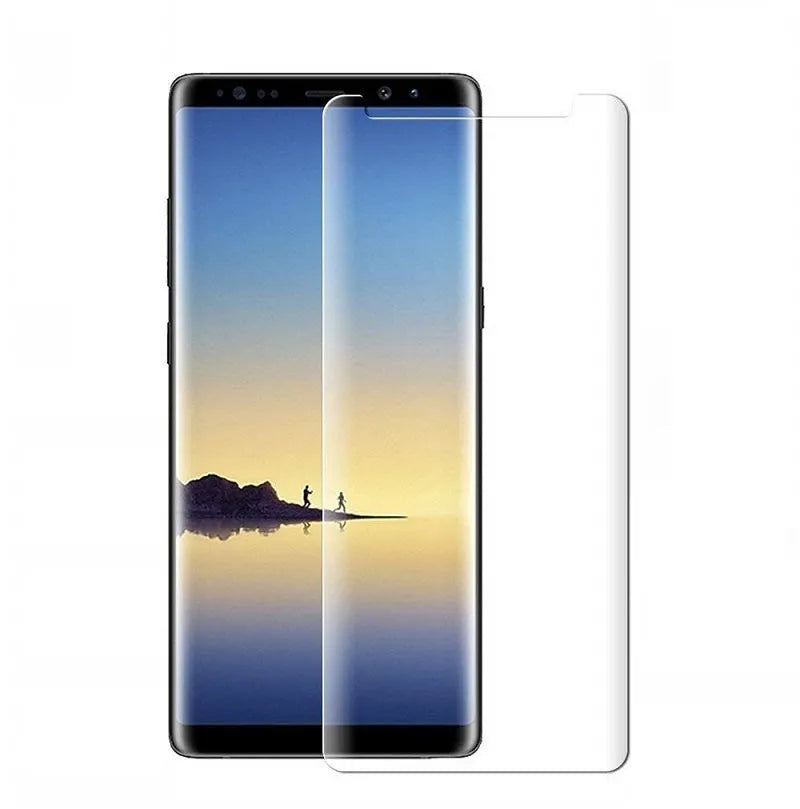3DAllglue tempered glass screen protector front film for Samsung Galaxy S9 S8 Note 9, HD anti-fingerprint