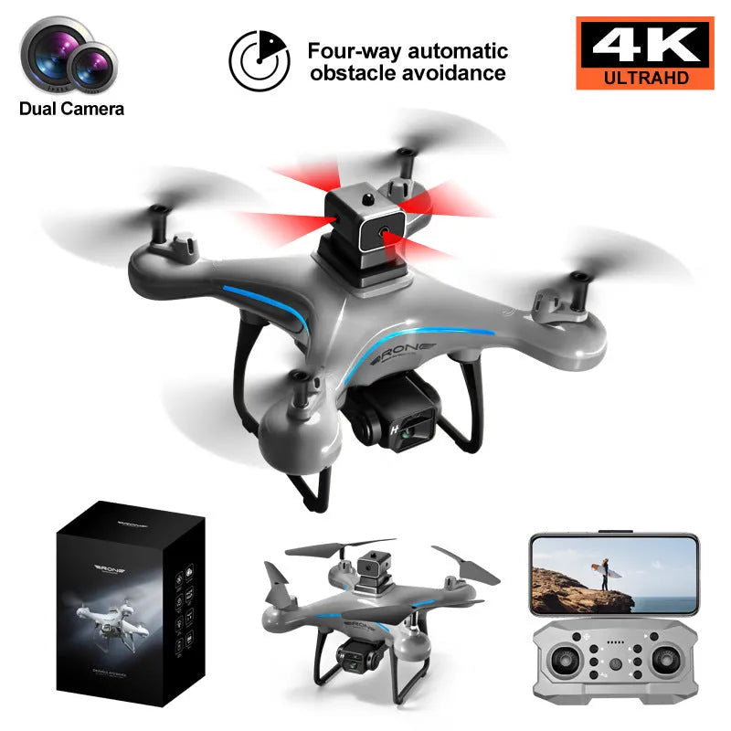 UAV HD drone with optical flow positioning and all-side obstacle avoidance, plastic build under 30cm