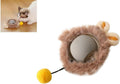 Interactive cat toy rolling ball with smart automatic rotating and string for dogs and cats