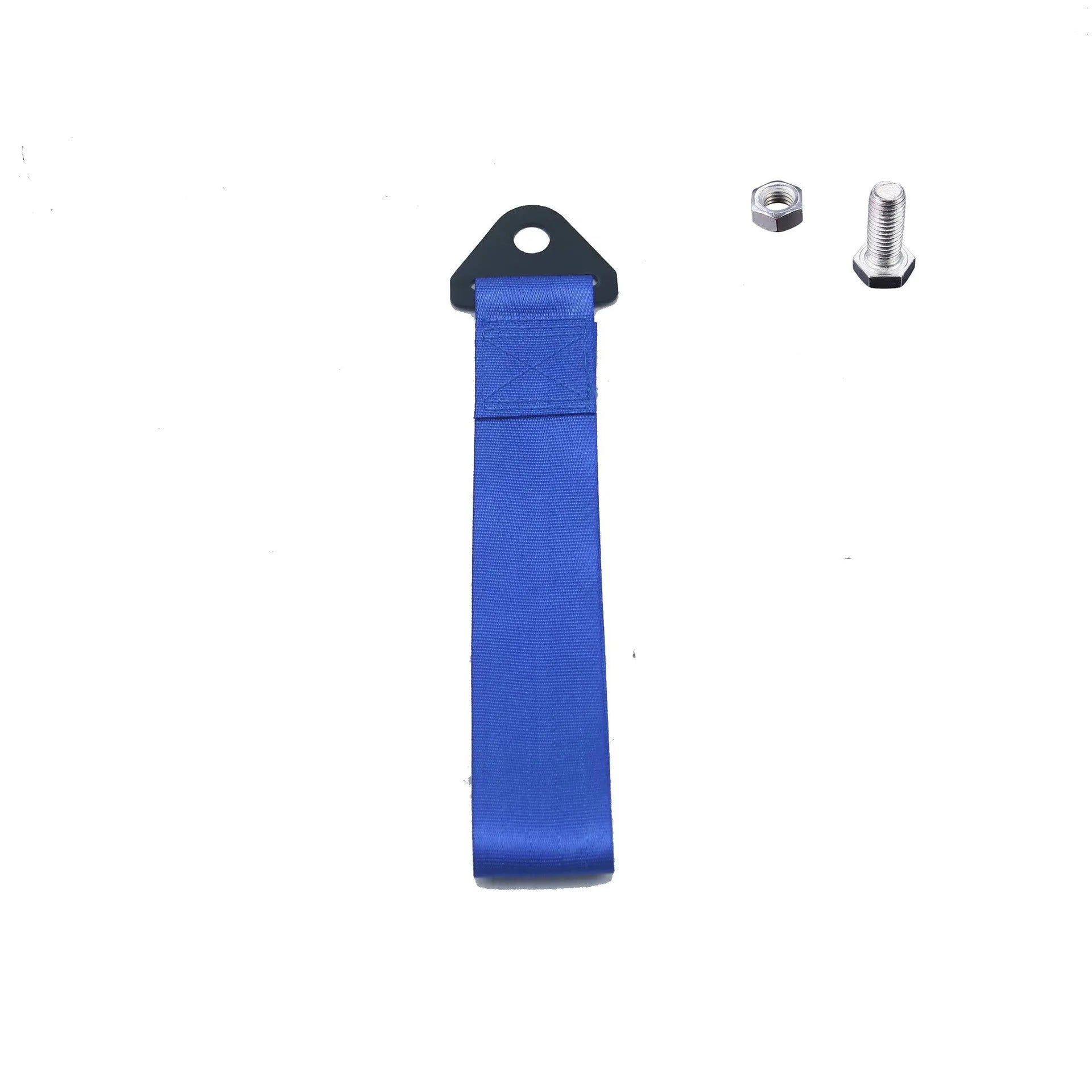 Automotive trailer rope in red made of ABS nylon with 3m tie holder for car bumper decoration