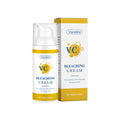 50g skin lightening cream with vitamin C and titanium dioxide in white pot